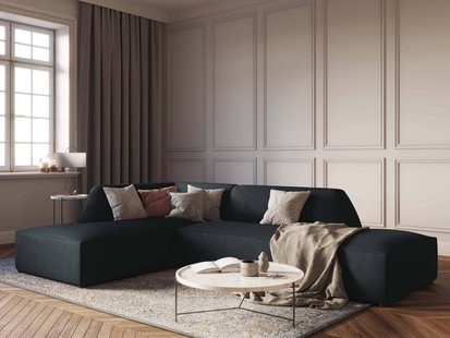 Hoekbank Sao Lounge ribstof links | Windsor & Co