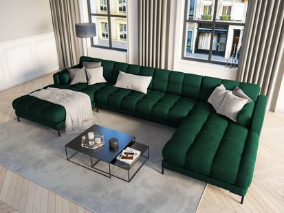 U-hoekbank Bali velvet | Cosmopolitan Design