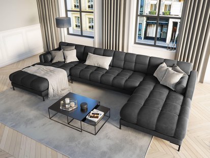 U-hoekbank Bali velvet | Cosmopolitan Design