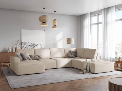 U-bank Carlo rechts ribstof | Milo Casa