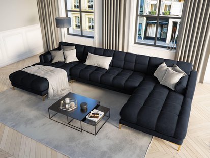 U-hoekbank Bali velvet | Cosmopolitan Design