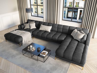 U-hoekbank Bali velvet | Cosmopolitan Design