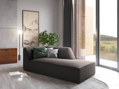 Chaise longue Sao velvet rechts | Windsor & Co