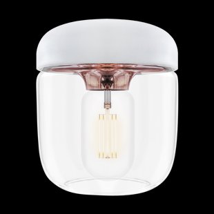 Acorn lampenkap wit met copper - Ø 14 cm Acorn lampenkap wit met copper - Ø 14 cm