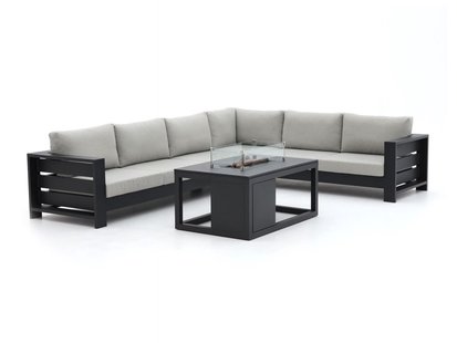Bellagio Avolo/Cosiraw 120cm hoek loungeset met vuurtafel 3-delig rechts - Laagste prijsgarantie!