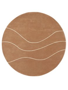 MOMO Rugs Studio - Rebellenclub Abstract en verfijnd Flow of Nature Rond - 200 cm Rond Vloerkleed