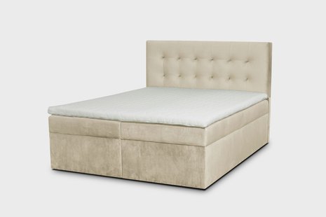 Boxspring Lille met opbergruimte velvet | Ropez