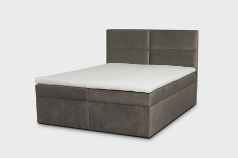 Boxspring Rio met opbergruimte velvet | Ropez