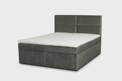 Boxspring Rio met opbergruimte velvet | Ropez