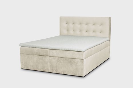 Boxspring Lille met opbergruimte velvet | Ropez