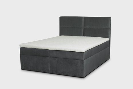 Boxspring Rio met opbergruimte velvet | Ropez