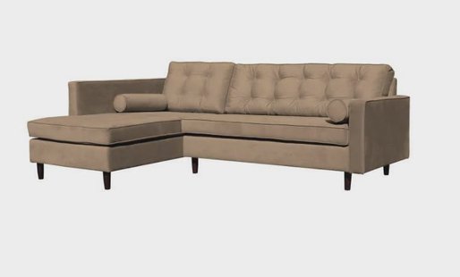 Hoekbank Vancouver links velvet | Ropez