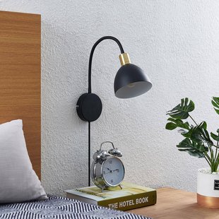 Lindby Genora wandlamp met stekker Lindby Genora wandlamp met stekker