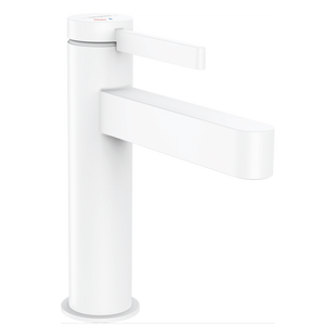 Wastafelmengkraan Finoris HansGrohe Eengreeps 110 CoolStart met PushOpen Waste Mat Wit