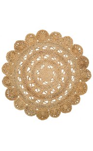 Vloerkleed Maceo rond jute | Conceptum Hypnosis