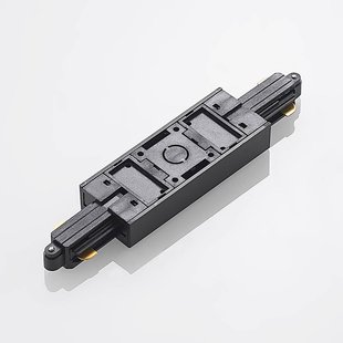 Lindby middenvoeding Linaro, zwart, 1-fase railsysteem