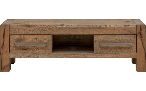 Goossens Tv Meubel Roots, 2 laden 1 open vak 45 cm diep