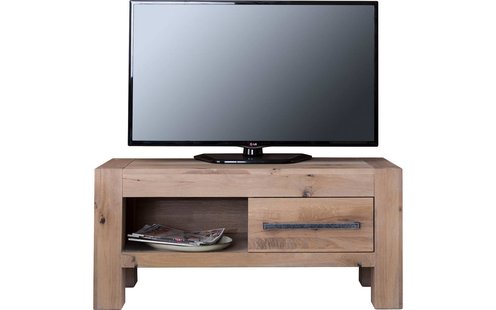 Goossens Tv Meubel Roots, 1 lade vsr 1 open vak vsl 45 cm diep