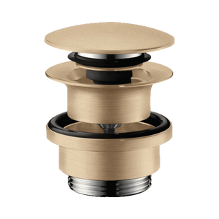 Push Open Afvoergarnituur DN32 HansGrohe Geborsteld Brons