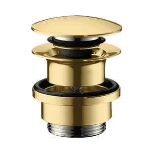 Push Open Afvoergarnituur DN32 HansGrohe Gepolijst Goud