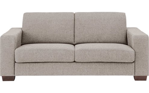 Goossens Bank N-joy Divana grijs, stof, 2,5-zits, stijlvol landelijk