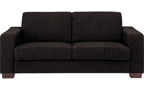 Goossens Bank N-joy Divana grijs, stof, 2,5-zits, stijlvol landelijk