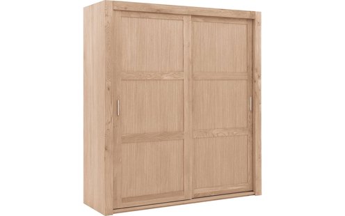 Goossens Excellent Kledingkast Duo, 200 cm breed, 223 cm hoog, 2 x 3 houtpaneel schuifdeuren