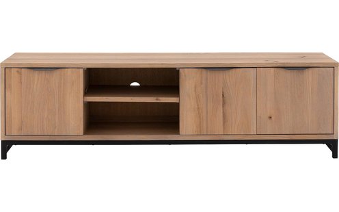 Goossens Tv Meubel Max, 3 deuren 1 open vak 40 cm diep