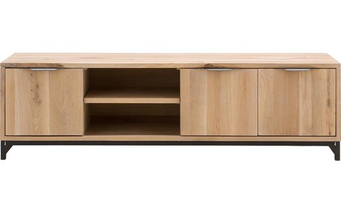 Goossens Tv Meubel Max, 3 deuren 1 open vak 40 cm diep