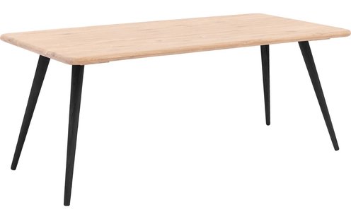 Goossens Eettafel Bjarte, Rechthoekig 220 x 100 cm