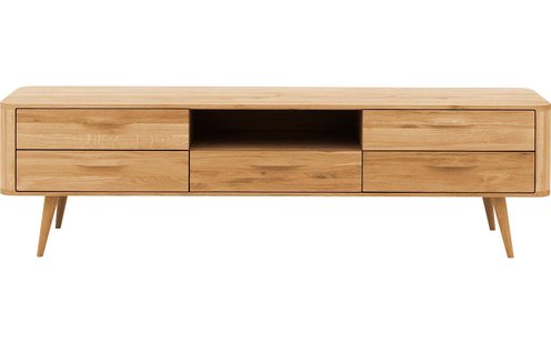 Goossens Tv Meubel Bjarte, 5 laden 1 open vak 180 cm breed