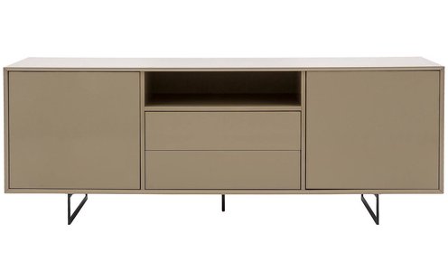 Goossens Basic Dressoir Vienna, 2 deuren 2 laden met 1 open vak