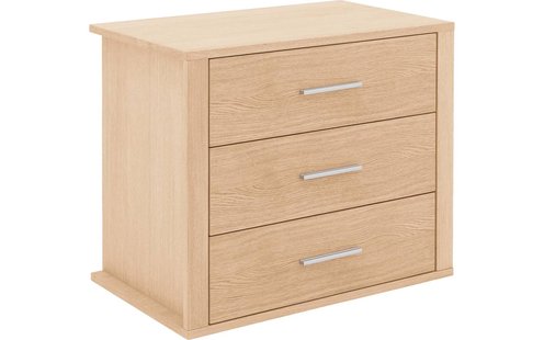 Goossens Inzetladenblok Wood Nature, Inzetladenblok met 3 lades