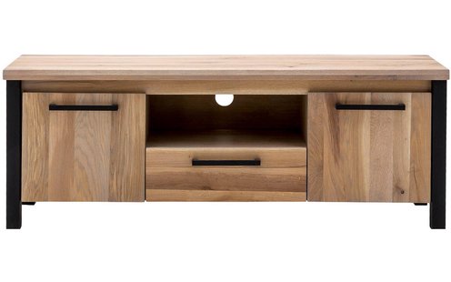 Goossens Tv Meubel Santos, 2 deuren 1 lade 1 open vak 40 cm diep