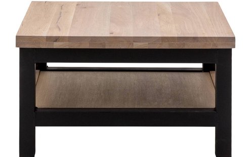 Goossens Hoektafel Santos, hout eiken bruin, urban industrieel, 70 x 40 x 70 cm Goossens Hoektafel Santos, hout eiken bruin, urban industrieel, 70 x 40 x 70 cm