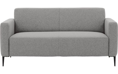 Goossens Bank Key West lichtgrijs, stof, 2,5-zits, modern design