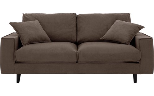 Goossens Bank Jonas grijs, stof, 2,5-zits, urban industrieel