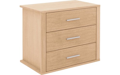 Goossens Inzetladenblok Wood Nature, Inzetladenblok met 3 lades