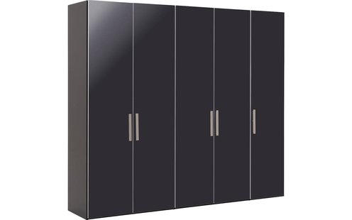 Goossens Kledingkast Easy Storage Ddk, Kledingkast 253 cm breed, 220 cm hoog, 5x draaideur