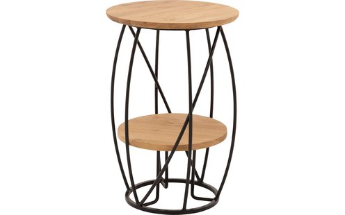 Goossens Salontafel Bellis, Rond 39 cm, 60 cm hoog