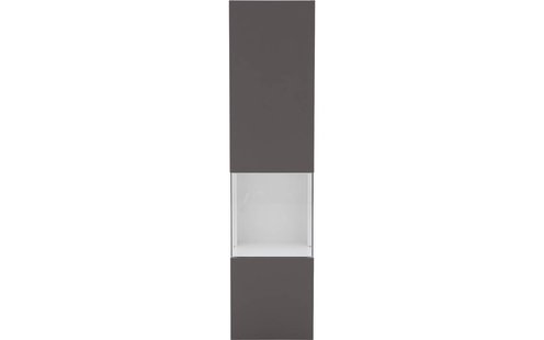 Goossens Excellent Hangelement Monza, El162z = 1 deur linksdraaiend met glas 32 x 128 x 32 cm Goossens Excellent Hangelement Monza, El162z = 1 deur linksdraaiend met glas 32 x 128 x 32 cm