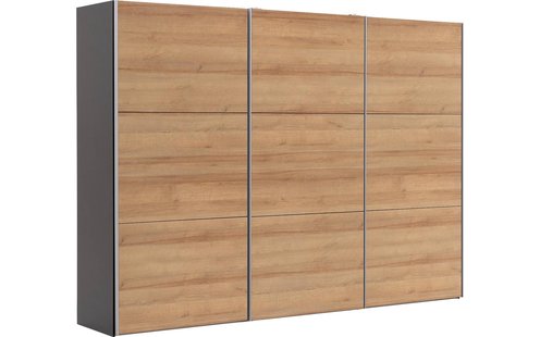 Goossens Kledingkast Easy Storage Sdk, 303 cm breed, 220 cm hoog, 3x 3 paneel schuifdeuren