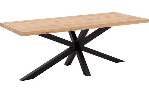 Goossens Eettafel Blade, Strak blad 220 x 100 cm 6 cm dik