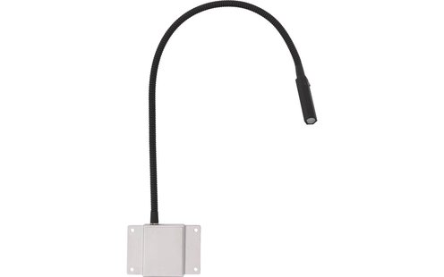 Goossens Verlichting Tbv Hoofdbord Light, Model f = black flex blokkig (set van 2 stuks) led