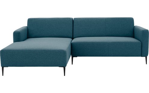 Goossens Bank Key West blauw, stof, 2-zits, modern design