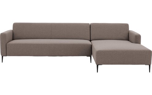 Goossens Bank Key West grijs, stof, 3-zits, modern design