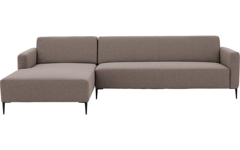 Goossens Bank Key West grijs, stof, 3-zits, modern design