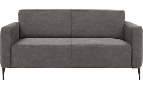 Goossens Bank Key West grijs, micro leer, 2,5-zits, modern design