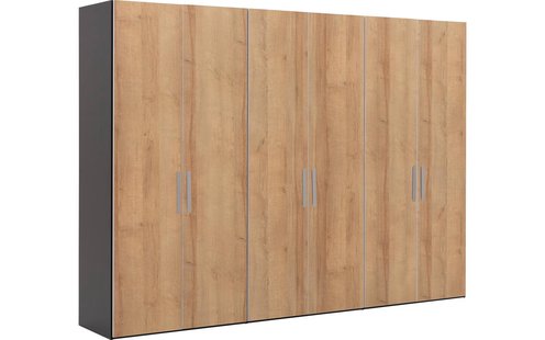 Goossens Kledingkast Easy Storage Ddk, Kledingkast 304 cm breed, 220 cm hoog, 6x draaideur Goossens Kledingkast Easy Storage Ddk, Kledingkast 304 cm breed, 220 cm hoog, 6x draaideur