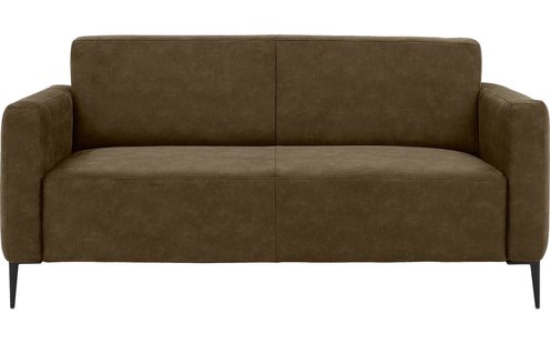 Goossens Bank Key West groen, micro leer, 2,5-zits, modern design